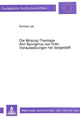 Book cover of: Die Minjung-Theologie Ahn Byungmus Von Ihren Voraussetzungen Her Dargestellt