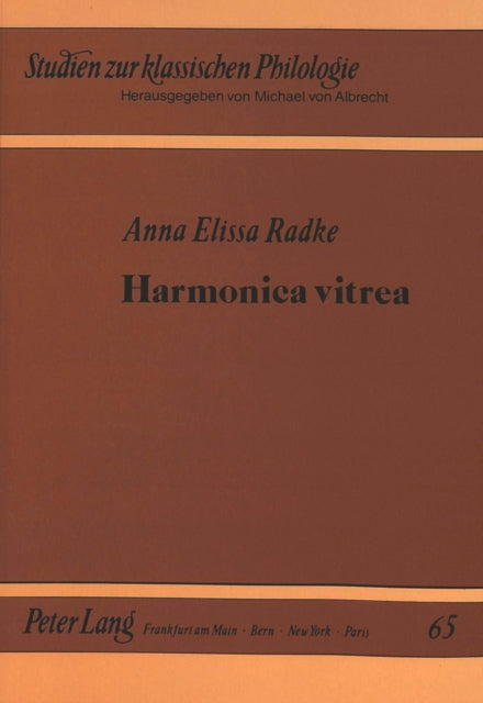 Book cover of: Harmonica Vitrea