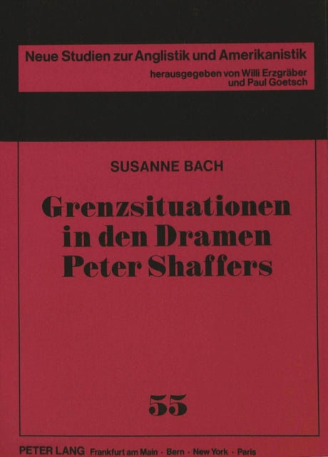 Book cover of: Grenzsituationen in den Dramen Peter Shaffers