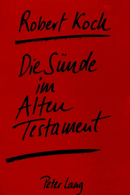 Book cover of: Die Suende Im Alten Testament