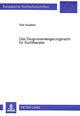 Book cover of: Das Zeugnisverweigerungsrecht fuer Suchtberater