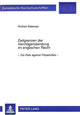 Book cover of: Zeitgrenzen der Vermoegensbindung im englischen Recht