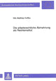 Book cover of: Die arbeitsrechtliche Abmahnung als Rechtsinstitut