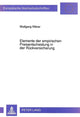 Book cover of: Elemente der empirischen Preisentscheidung in der Rueckversicherung
