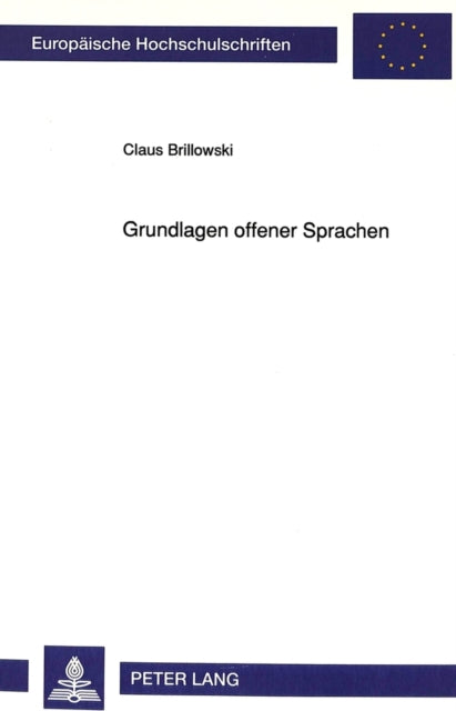 Book cover of: Grundlagen offener Sprachen