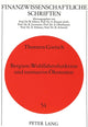 Book cover of: Bergson-Wohlfahrtsfunktion und normative Oekonomie