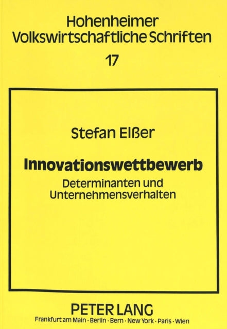 Book cover of: Innovationswettbewerb