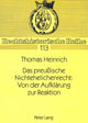 Book cover of: Das preuische Nichtehelichenrecht: Von der Aufklaerung zur Reaktion