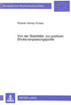 Book cover of: Von der Stabilitaets- zur positiven Strukturanpassungspolitik