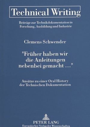 «Frueher haben wir die Anleitungen nebenbei gemacht ...»