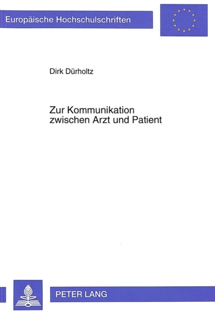 Book cover of: Zur Kommunikation zwischen Arzt und Patient