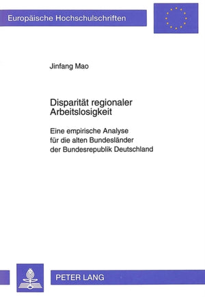 Disparitaet regionaler Arbeitslosigkeit