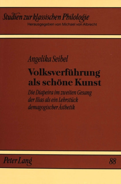 Book cover of: Volksverfuehrung ALS Schoene Kunst