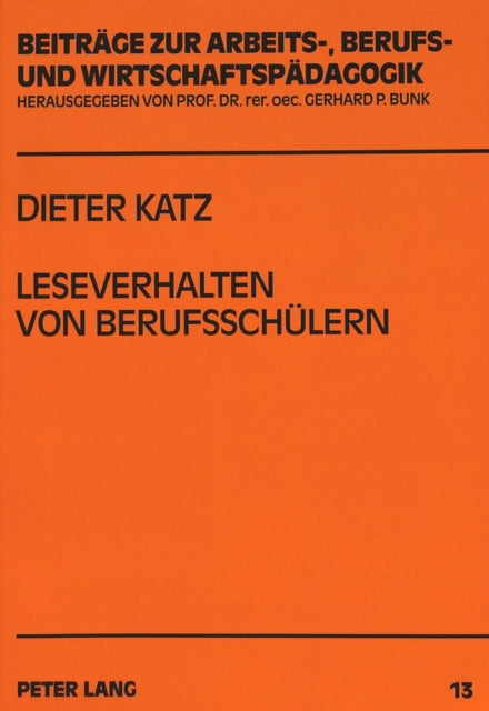 Book cover of: Leseverhalten von Berufsschuelern