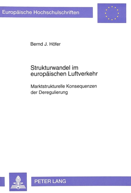 Book cover of: Strukturwandel im europaeischen Luftverkehr