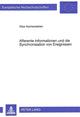 Book cover of: Afferente Informationen und die Synchronisation von Ereignissen
