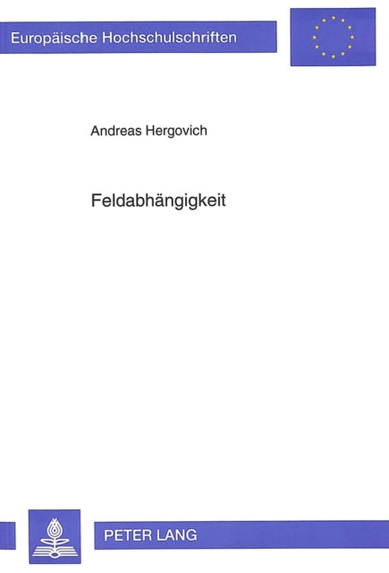 Book cover of: Feldabhaengigkeit