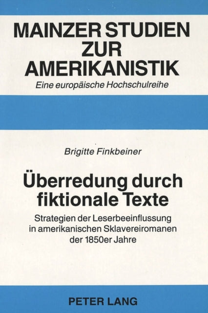 Book cover of: Ueberredung durch fiktionale Texte