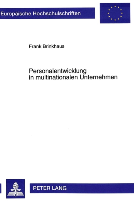 Book cover of: Personalentwicklung in multinationalen Unternehmen