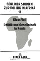 Book cover of: Politik und Gesellschaft in Kenia