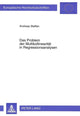Book cover of: Das Problem der Multikollinearitaet in Regressionsanalysen