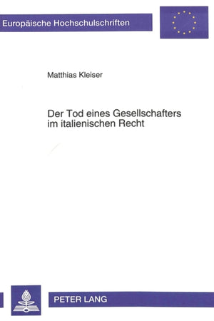 Der Tod eines Gesellschafters im italienischen Recht
