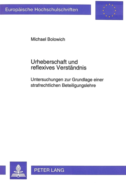 Book cover of: Urheberschaft Und Reflexives Verstaendnis