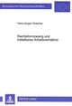 Book cover of: Rechtsformzwang und mittelbares Arbeitsverhaeltnis