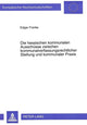 Book cover of: Die Hessischen Kommunalen Ausschuesse Zwischen Kommunalverfassungsrechtlicher Stellung Und Kommunaler Praxis