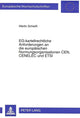 Book cover of: Eg-Kartellrechtliche Anforderungen an Die Europaeischen Normungsorganisationen Cen, Cenelec Und Etsi