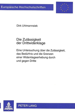 Die Zulaessigkeit der Drittwiderklage