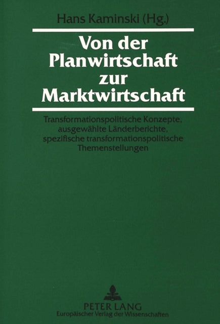 Book cover of: Von der Planwirtschaft zur Marktwirtschaft