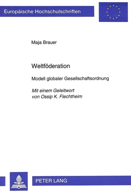 Book cover of: Weltfoederation