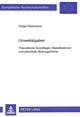 Book cover of: Umweltabgaben. By: Holger Reichmann