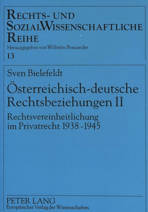 Oesterreichisch-deutsche Rechtsbeziehungen II