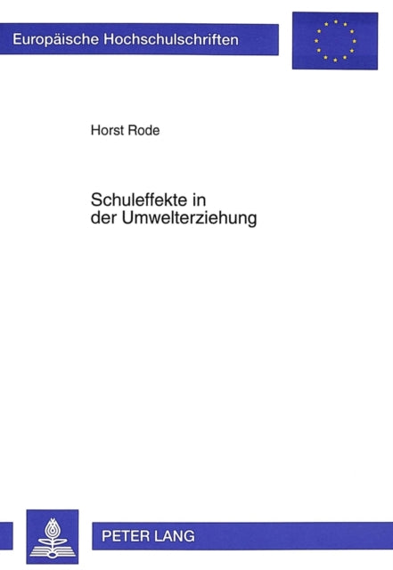 Book cover of: Schuleffekte in der Umwelterziehung