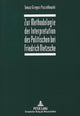 Book cover of: Zur Methodologie der Interpretation des Politischen bei Friedrich Nietzsche