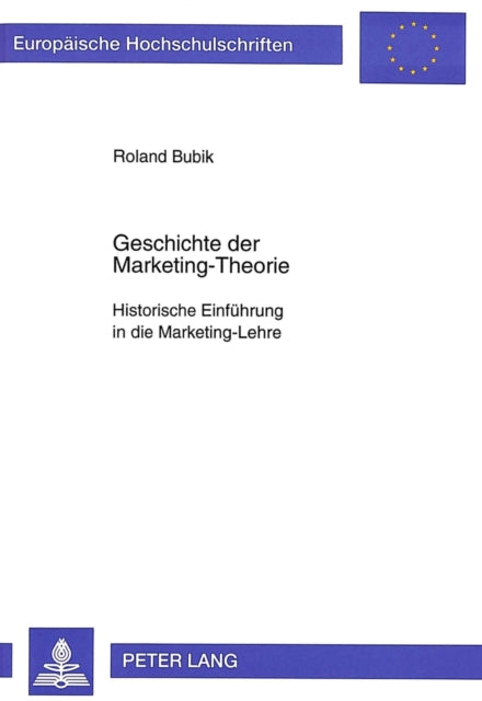 Book cover of: Geschichte Der Marketing-Theorie