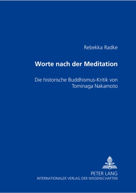 Book cover of: «Worte Nach Der Meditation». By: Rebekka Radke