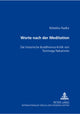 Book cover of: «Worte Nach Der Meditation». By: Rebekka Radke