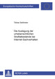 Book cover of: Die Auslegung Der Urheberrechtlichen Straftatbestaende Bei Internet-Sachverhalten. By: Tobias Sedlmeier