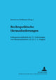 Book cover of: Rechtspolitische Herausforderungen