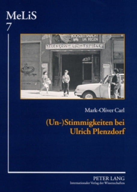 Book cover of: (Un-)Stimmigkeiten Bei Ulrich Plenzdorf. By: Mark-Oliver Carl