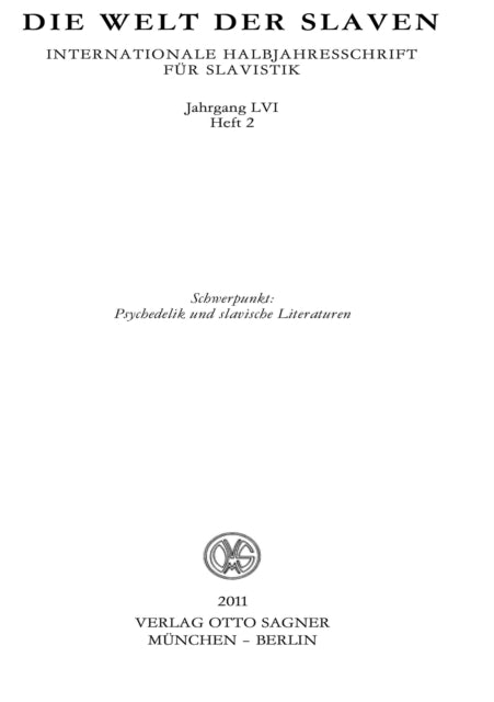 Book cover of: Die Welt Der Slaven 2011. By: Peter Rehder