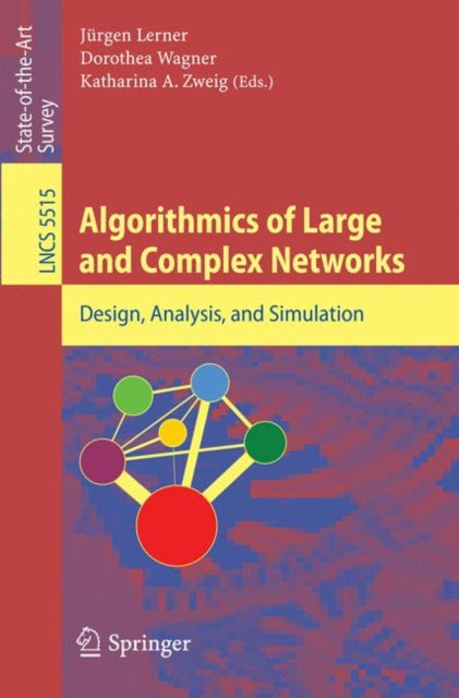 Book cover of: Algorithmics of Large and Complex Networks. By: Hutchison, David - undifferentiated