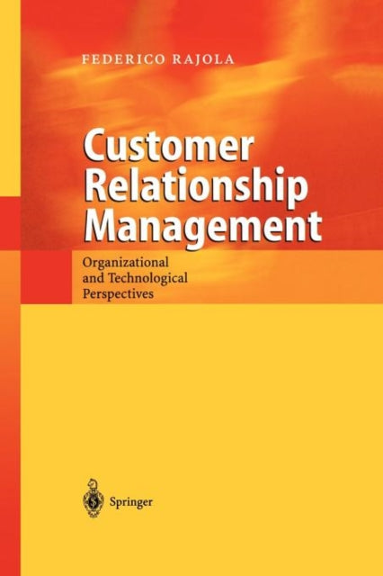 Book cover of: Customer Relationship Management. By: Federico Rajola