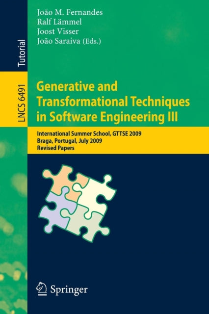 Book cover of: Generative and Transformational Techniques in Software Engineering III. By: João M. Fernandes