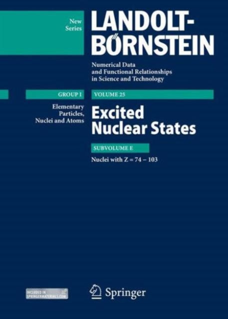 Book cover of: Excited Nuclear States - Nuclei with Z = 74-103. By: Zoya N. Soroko