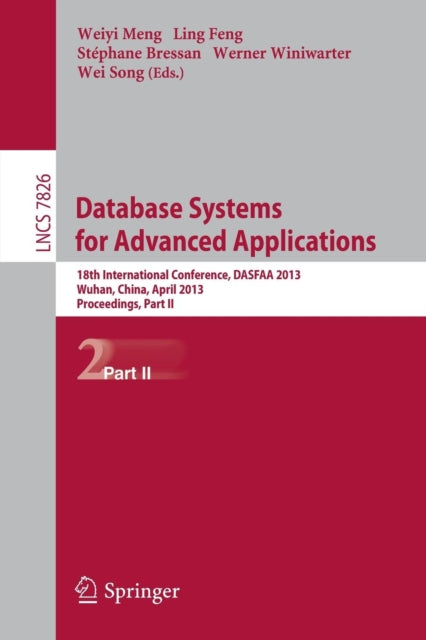Book cover of: Database Systems for Advanced Applications. By: Weiyi Meng