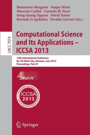 Computational Science and Its Applications -- ICCSA 2013